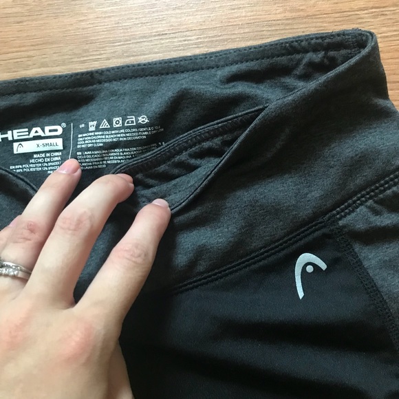 Head black and grey workout pants. - Picture 3 of 4
